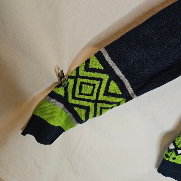 Seahawks SzL Ugly Football sweater. Football Game day. Super Fan. Seattle team - Picture 13 of 15